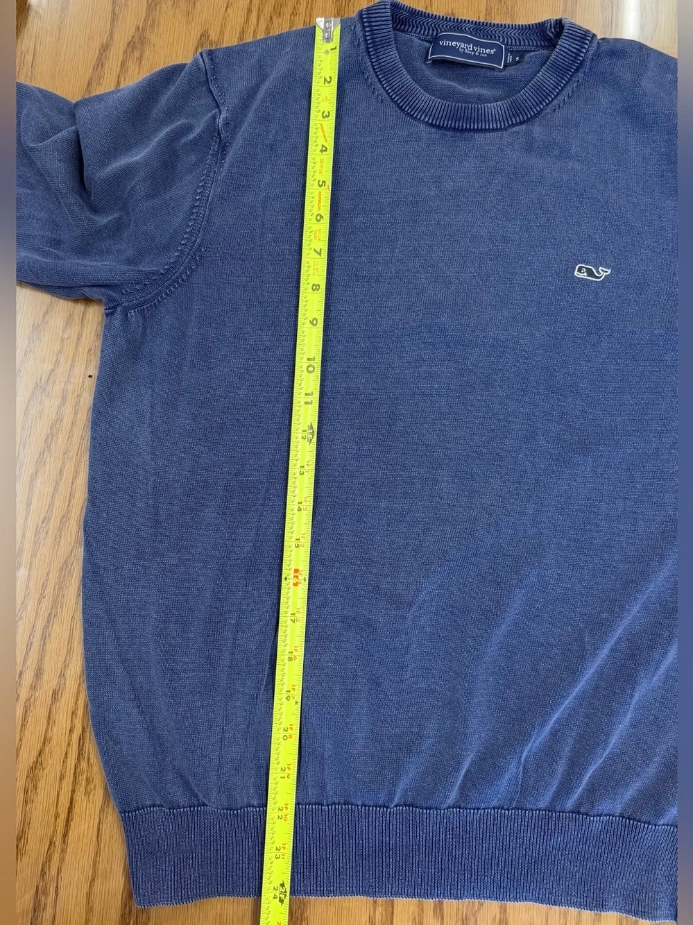 Lot Of 2 Vineyard Vines Lightweight Cotton Sweater Preppy Blue UNC S - 20 x 25